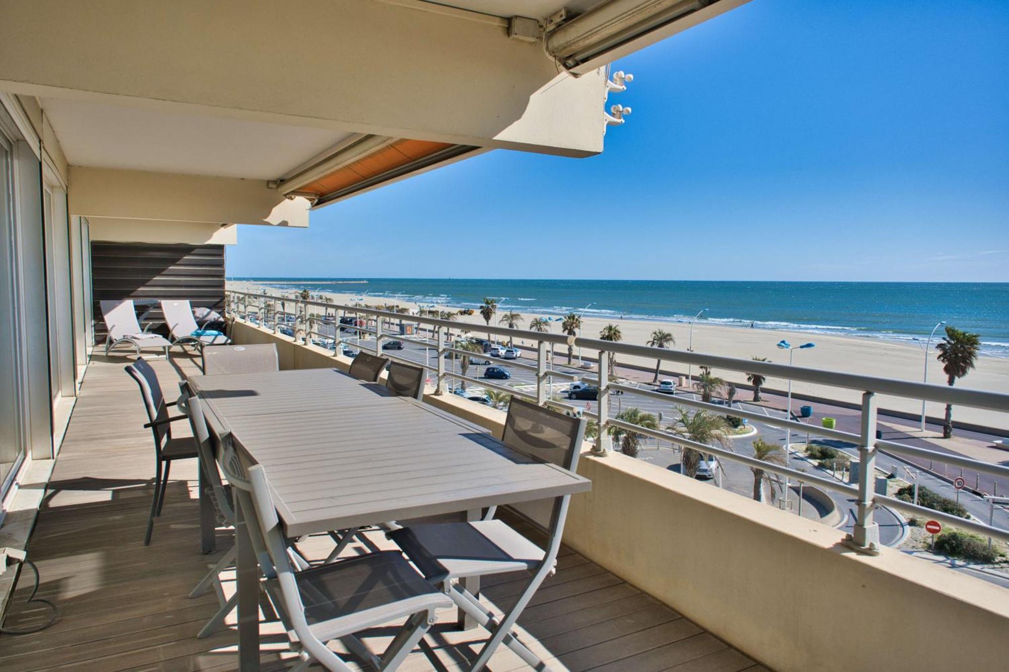 Le Palais Dete T4 6-8 115M2 Grand Standing Garage Carplug Apartment Canet-en-Roussillon Bagian luar foto